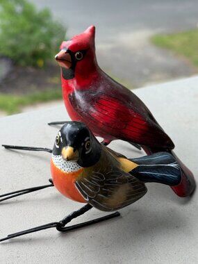 Novica Fair Trade Ceramic Birds by Mauricio Morales